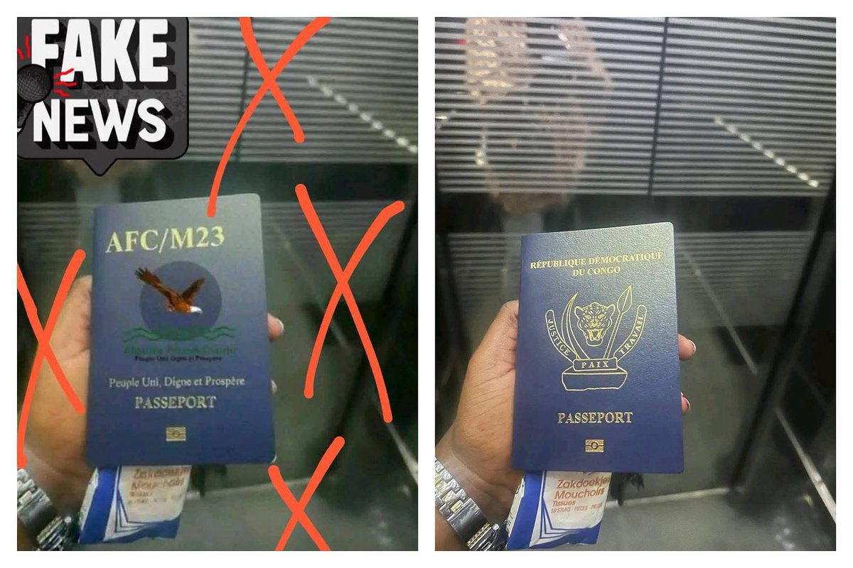 MANIPULÉE : Cette photo prétendant montrer un passeport signé AFC-M23 est un montage (<a href="/vox_fact/">Vox Fact</a>)

Les analyses réalisées par Vox Fact à l’aide des outils comme FotoForensics et Fake Image Detector ont révélé des traces évidentes de retouche sur la page de couverture du passeport.