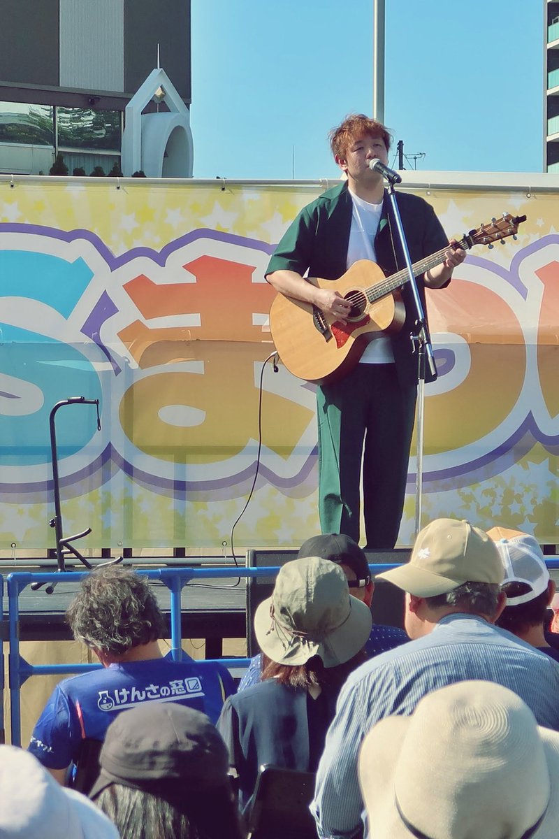 castaways1963's tweet image. ABSまつり Day1
#Keisuke 
ABS秋田放送のもっと秋田が好きになるキャンペーンソング「#この街がふるさと」のアンサーソングも歌ってました！