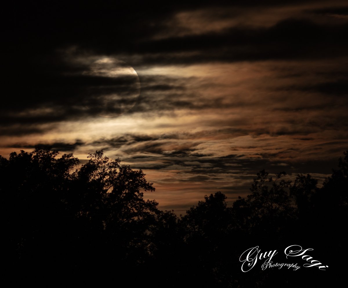 Just in case you missed this morning's free show. Weird moonset for sure. #photography #FearAndLoading