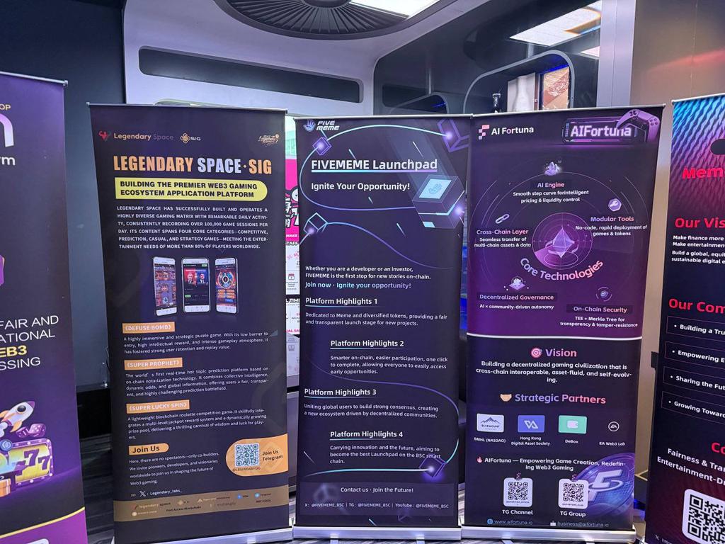aiFtnProtocol's tweet image. ✨Guess who just showed up at TOKEN2049 Singapore? 👀
Yes… it’s AiFortuna shining live at META CRYPTO OASIS – DeFi 3.0 & DAT Night! 🌐
From ideas to global stage — AiFortuna is making waves in front of the world’s top innovators and crypto leaders. 🚀
This is just the…