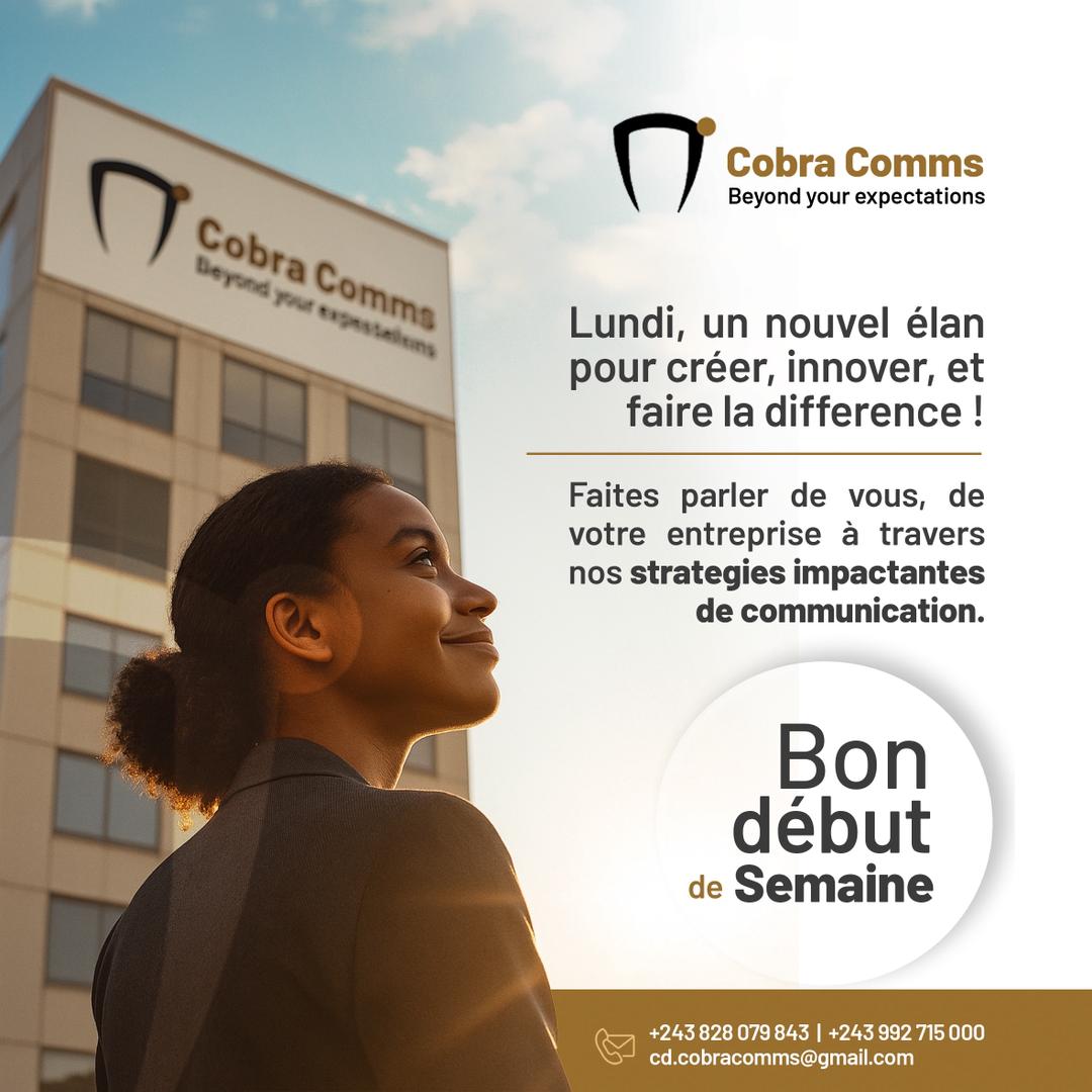 cobra_comms's tweet photo. C’est lundi ✅

Créez, innovez ! Faites la différence grâce à nos stratégies de communication adaptées à vos besoins !

Contactez nous dès maintenant

#cobracomms #commdigitale #comm https://t.co/mKQLteiT56
