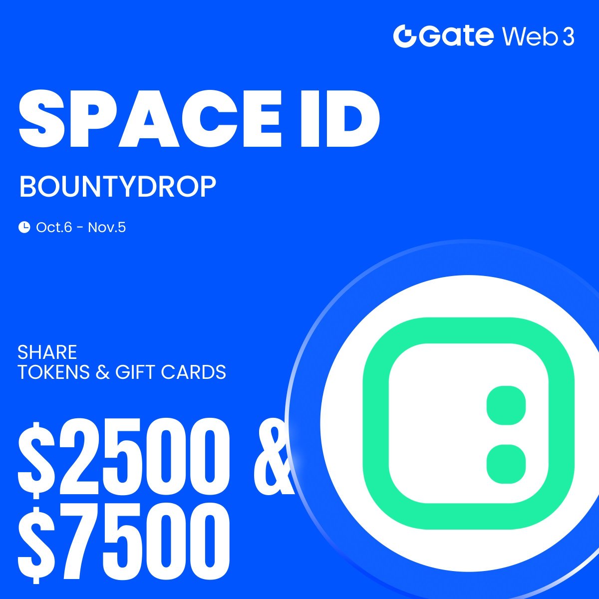 GateWeb3_HQ's tweet image. 🔥#GateWeb3 has integrated @SpaceIDProtocol&apos;s .bnb and .arb domain names to make it safer to send and receive funds between users.

Complete the Tasks to Share $2,500 Tokens &amp;amp; $7,500 Gift Cards
 ✅ Hold assets worth at least 10 $USDT (or equivalent) in Gate Wallet across the BSC…