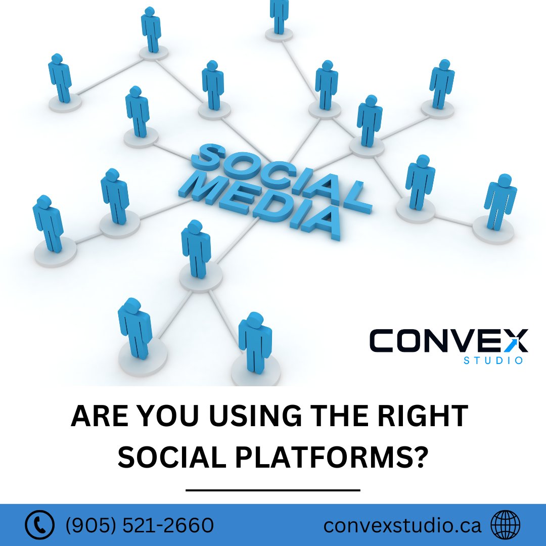 ConvexStudio's tweet image. Are you using the right social platforms?
Choosing the right channels can make or break your reach. We break down which platforms drive results for small businesses—and why it’s time to shift your strategy.
📞 Call (800) 949-1830
🌐 Visit: bit.ly/33mPDeo