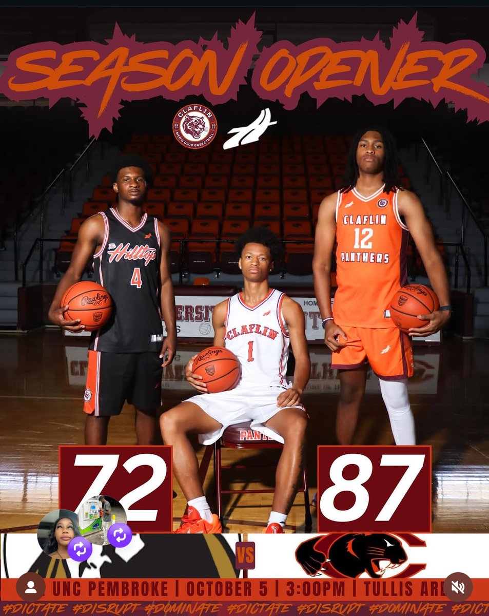 Season opener off to a great start! 
Win over UNC-Pembroke