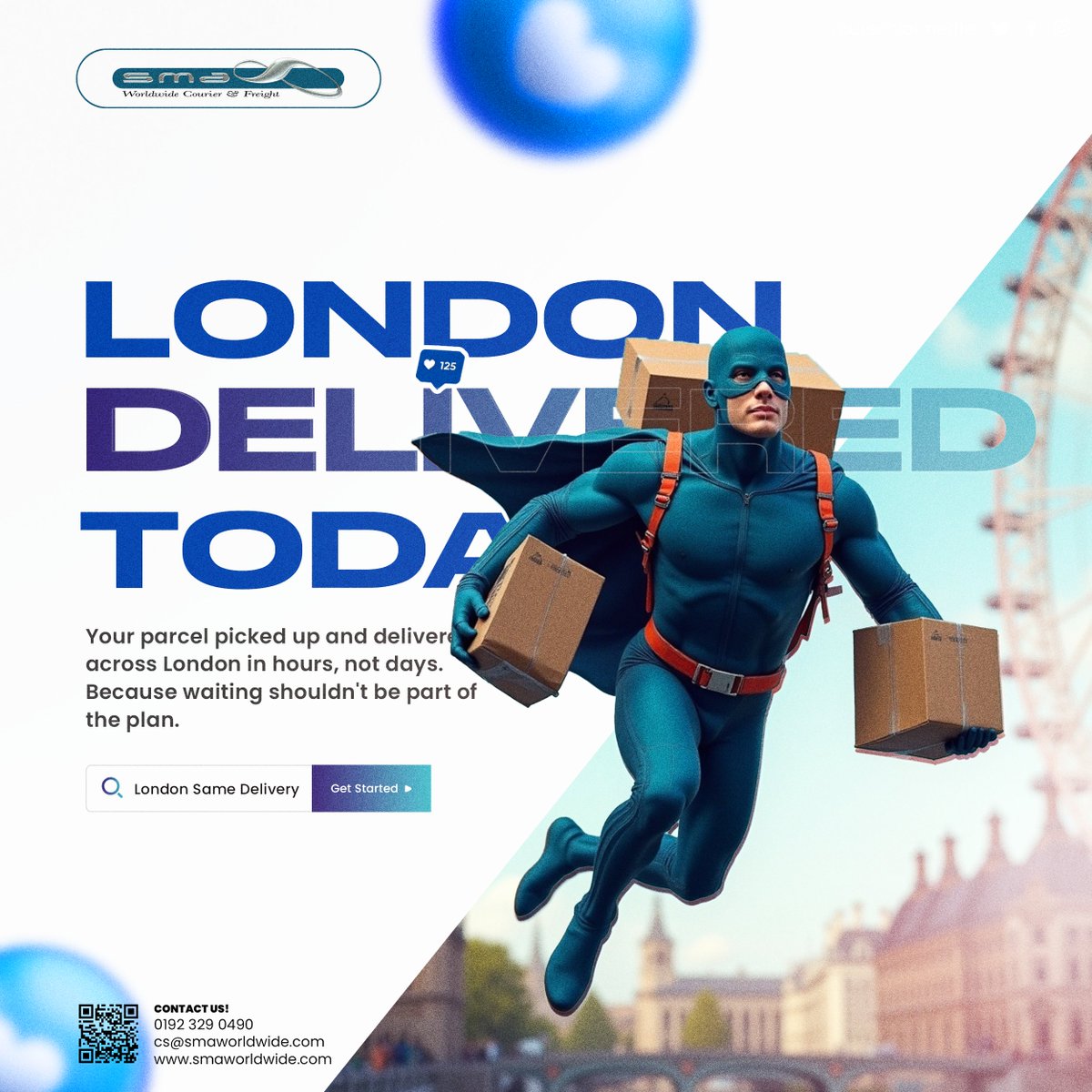 SMAWorldwideLtd's tweet image. Need it there today? We've got you covered. ⚡

Same-day delivery across London that actually means same-day. From Shoreditch to Wimbledon, Canary Wharf to Camden – we collect and deliver in hours, not days.

smaworldwide.com

#LondonDelivery #SameDayDelivery