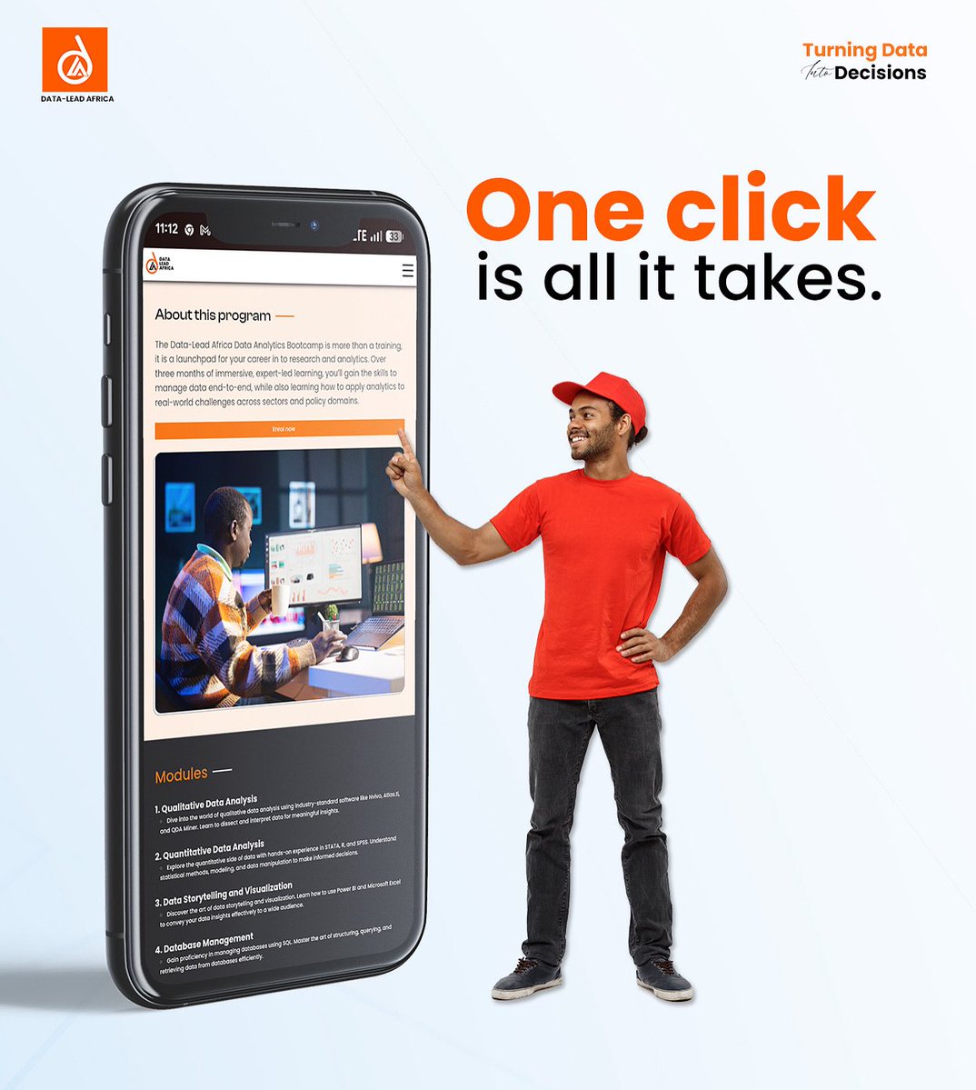 DataLead_Africa's tweet image. Just one click is all it takes to start your data analytics journey! 
Sign up now 👉 dataleadafrica.com/courses/data-a…

Bootcamp starts Oct 20, 2025, don’t miss out!
#DataAnalyticsBootcamp #TechSkills #CareerGrowth