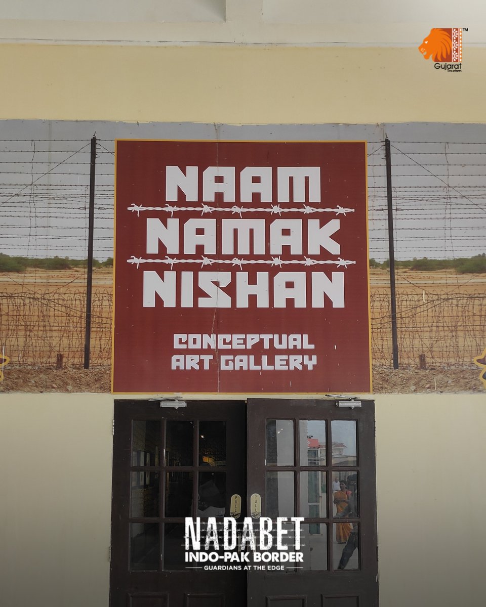 VisitNadabet's tweet image. Explore the heart of patriotism at Nadabet's Art Gallery, where every brushstroke tells a tale of resilience and national pride.
.
.
.
#artgallery #galleryart #gallerywall #visitnadabet #IndoPakBorder #NadabetBorder #SeemaDarshan #touristattractions #bordertourism #palanpur