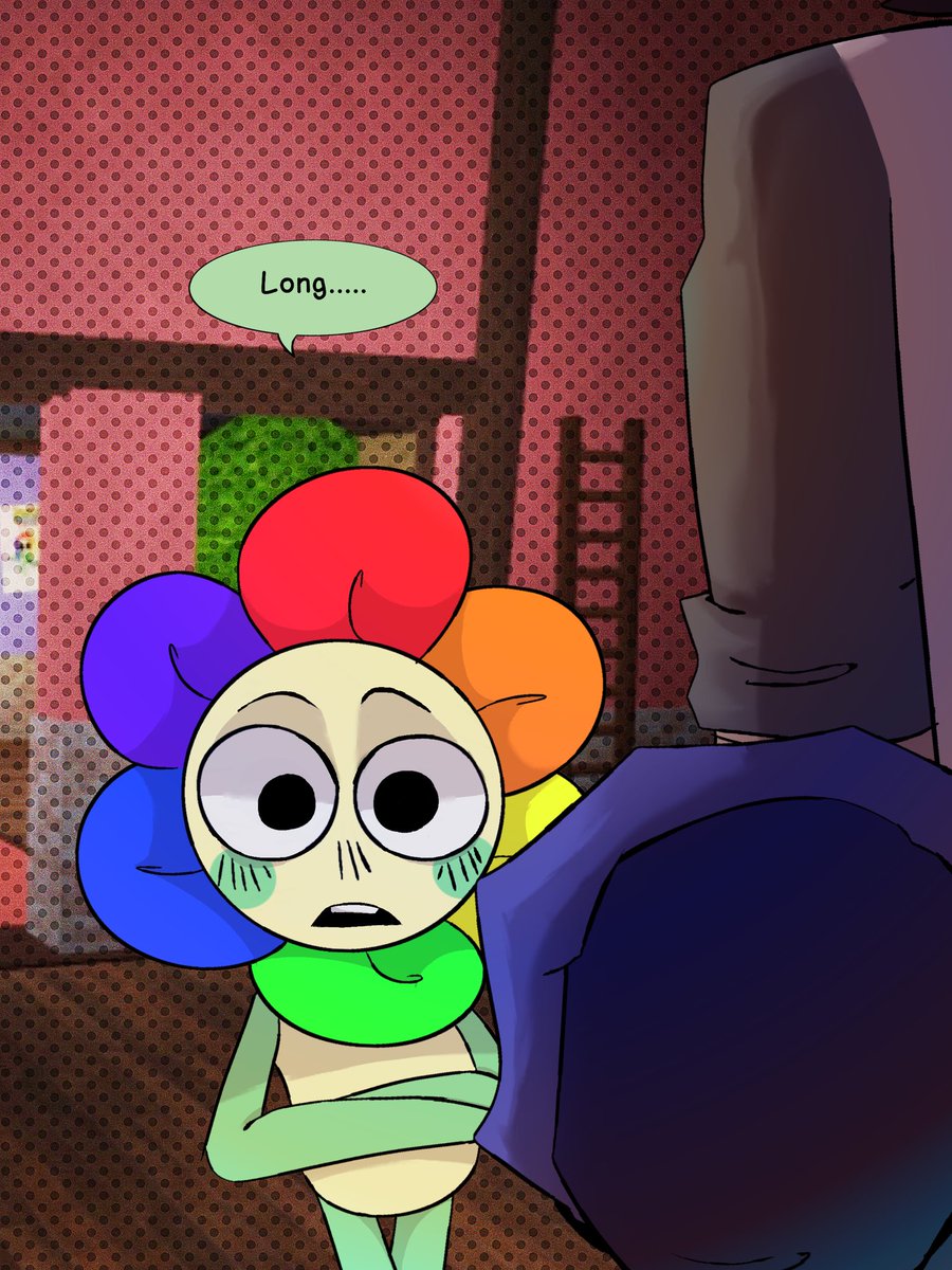 Fl0wsidy_c0re's tweet image. Moonflower week day 1! 

First meeting (4/7)

#Moonflowerweek2025 #dandysworld