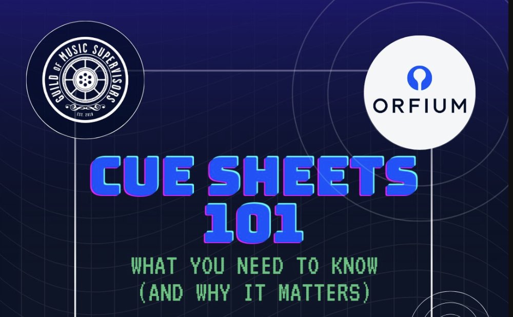 Cue sheets = paychecks for music creators. Get them wrong, and royalties get delayed.

We teamed up with the <a href="/guildofmusic/">Guild Of Music Supervisors</a> + industry experts for a Q&amp;A guide on:
✔️ Filling cue sheets right
✔️ Speeding up payments
✔️ Avoiding costly errors

👉 Read here:  bit.ly/4mMx1gr