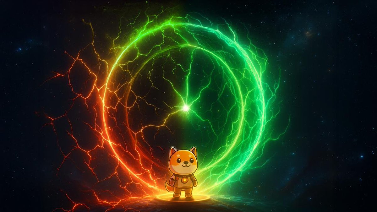 BabyDoge's tweet photo. GM! Here's to a green takeover 🍀 https://t.co/GZm4rHkNGL