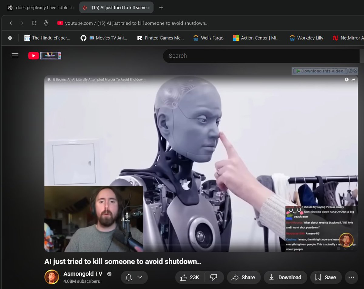 Rushilegit's tweet image. Watched this video on @perplexity_ai &apos;s @comet browser !