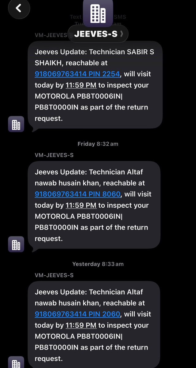 Sakshi3002's tweet image. Flipkart is fooling their customers. They are not giving proper services &amp;amp; updates. We have raised Complaint and they are still scheduling technician visit from 28 Sep. Without visiting status is updating as visited multiple times.
#Flipkartsupport #Flipkart #cheapservice
