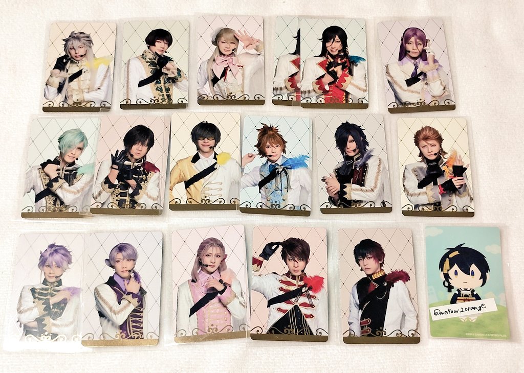 【交換】刀ミュ シブツタ ふぉとカード

譲：小狐丸、石切丸、今剣、和泉守2、蜂須賀、膝丸、大倶利伽羅、桑名江、浦島、大典太、ソハヤ、清麿、五月雨江、村雲江、大包平、肥前
求：鶴丸、山姥切国広 >三日月、後家 >大般若

都内手渡し>郵送(2点～)
まとめての方優先。
よろしくお願い致します。