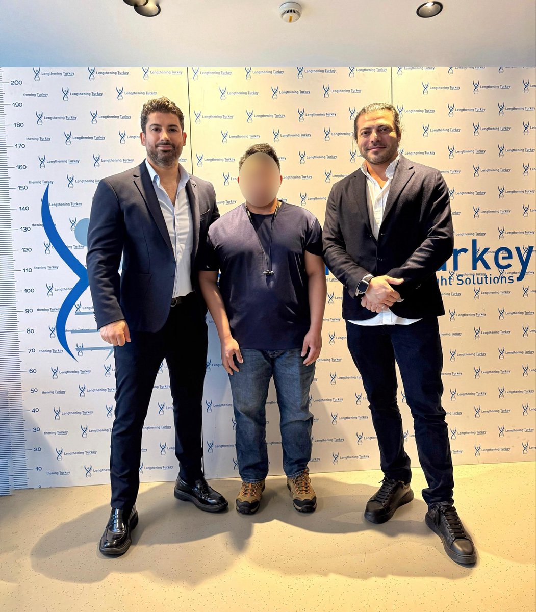 lengtheningtr's tweet photo. 🇺🇸 A new journey begins!
Our patient from the USA has arrived in Istanbul to undergo Quadrilateral Surgery (Precice + LON).

📅 Surgery Date: Tomorrow
📏 Goal: +14 cm in 3 months

This is one of the most advanced and challenging transformations — lengthening both femurs and tibias for maximum height increase. With our expert team, careful planning, and intensive physiotherapy, we’re ready to make his dream a reality. 🌍✨

Stay with us as we share his progress from tomorrow onwards — every step, every centimeter. 🚀

Thinking about surgery?
Let our expert team guide you step-by-step to safe and symmetrical results.

📩 DM us to get your free consultation!
📞 WhatsApp: +905330164562
🌐 https://t.co/RPAIt97on2
📷 Follow us for real results, patient stories, and more!
- 
PROFESSIONAL LEG LENGTHENING

#LegLengthening #Precice #LON #Quadrilateral #HeightSurgery #LengtheningTurkey
#FITBONE #骨延長 #Beinverlängerung #腿延长 #lengtheningturkey #limblengthening #heightsurgery #脚延長手術 #allongementdesjambes