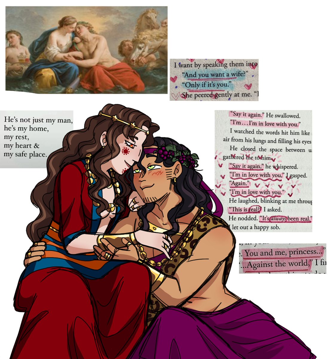 Konoe_Piru's tweet image. I love them so much-💖💖💖💖
#Ariadne #Ariadna #Dionysos #dionysus #greekmythology