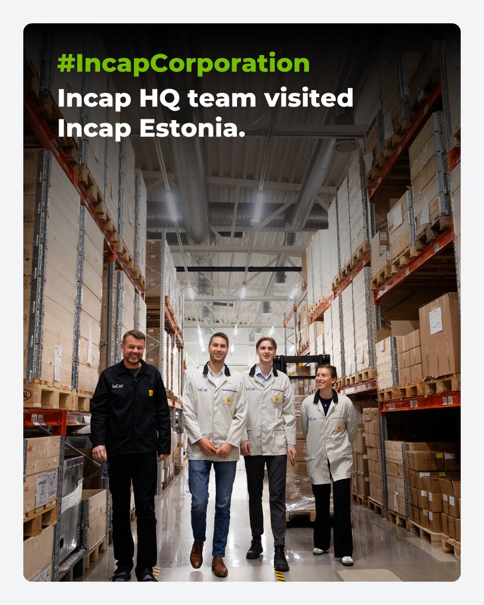 incap_group's tweet image. ✨ As part of #Incap’s HQ meetup, our team visited Incap Estonia in Kuressaare. For ESG & Finance Trainee Mona Leskinen, it was her first visit: “It was great to see how strategy meets execution, and I fell in love with Saaremaa right away!” 💙
#TeamIncap