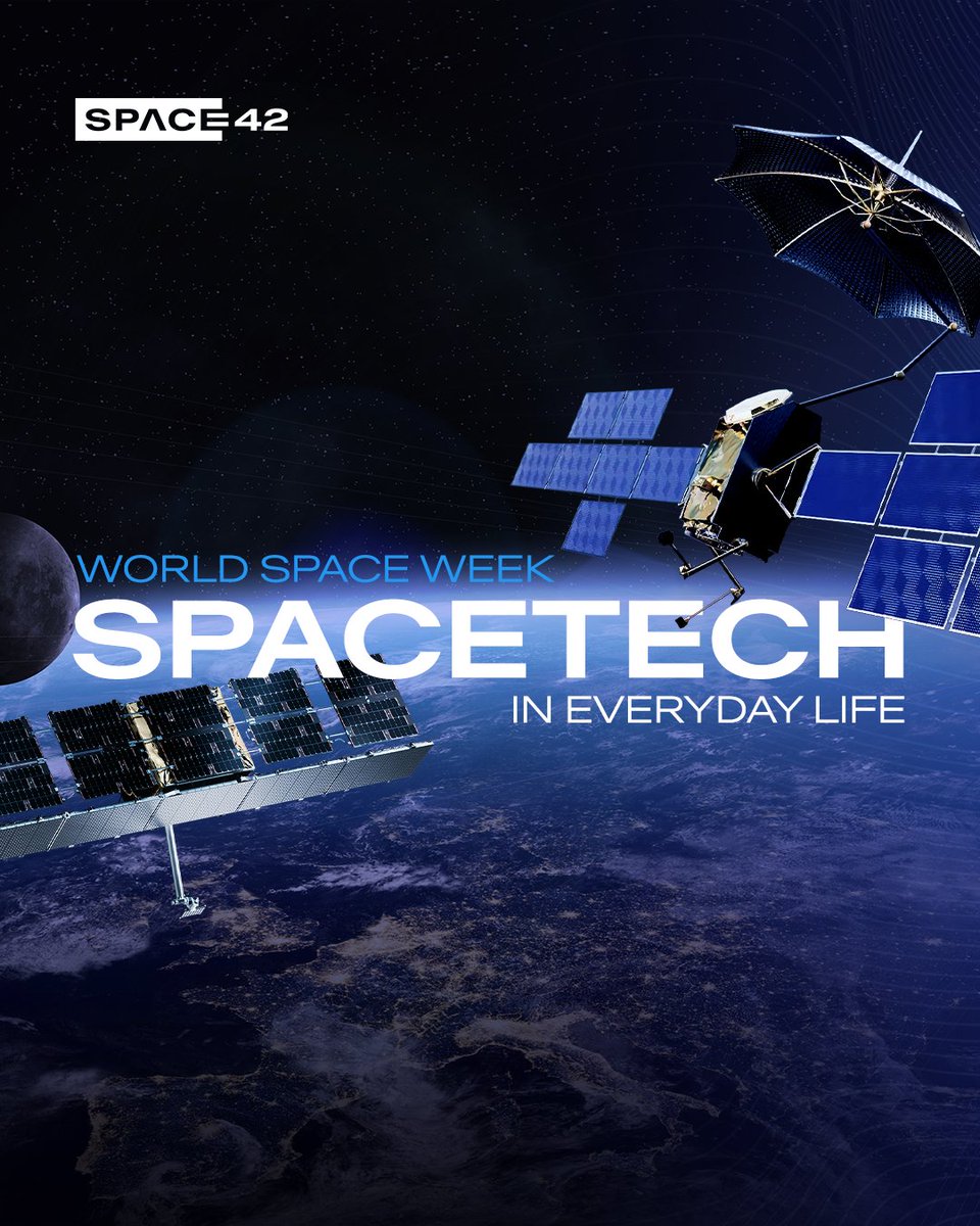 space42ai's tweet image. #SpaceTech transforms observation into intelligence by turning satellite data into insights that guide nations, industries, and people.
This #WorldSpaceWeek, an international celebration of science and technology and its combined role in improving life on Earth, we are proud to…