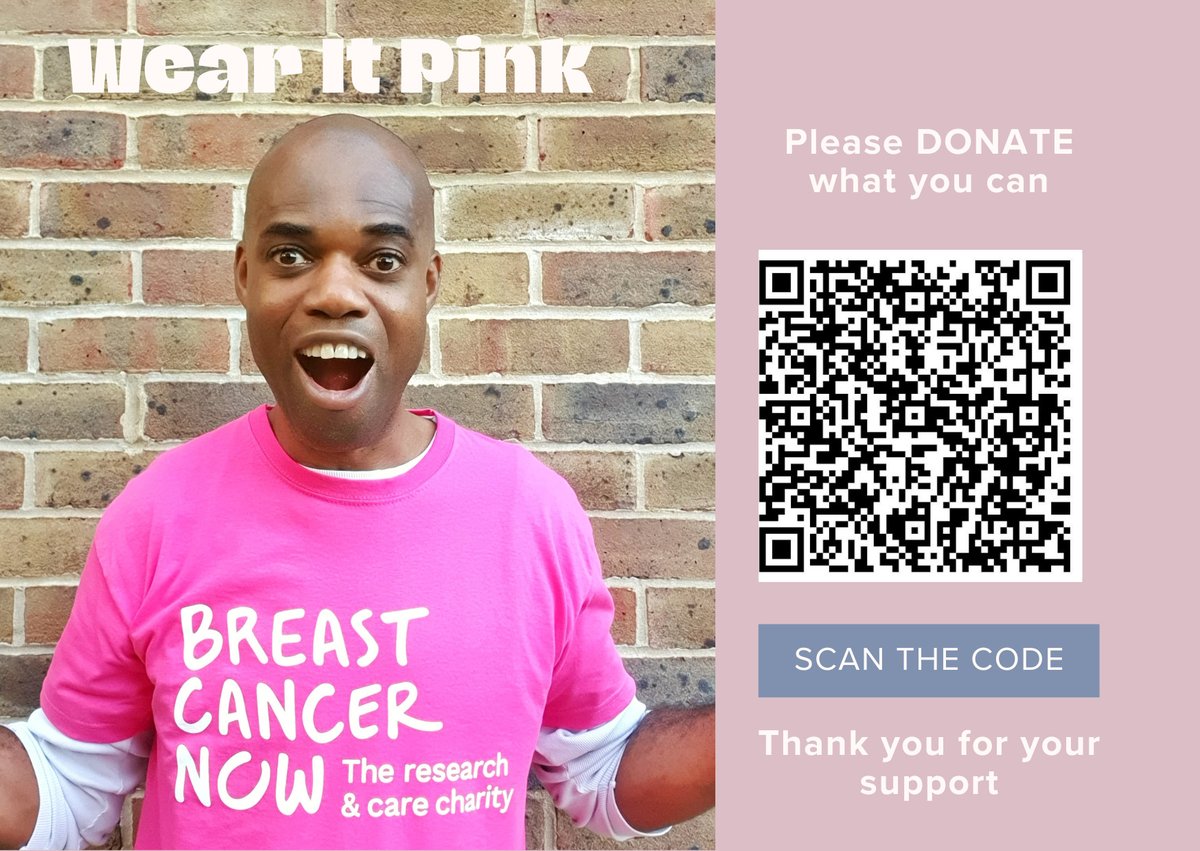 woncomms's tweet image. Wear It Pink This Breast Cancer Awareness Month

Together, let&apos;s continue to shine a light on @BreastCancerNow and the incredible work they do for this very important cause.

Please scan the QR code to DONATE what you can. 

#breastcancer #charity #support #MondayMotivation 🎀RT
