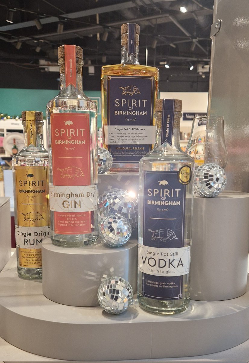 Hello Monday 🌾 week 2 of 2 at <a href="/Selfridges/">Selfridges</a> with baubles ✨️ #Birmingham 
#SpiritofBirmingham #Vodka #Gin #Rum #Whiskey #Aon