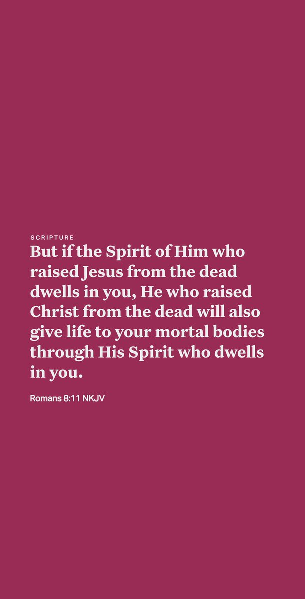 bradieb3's tweet image. Let the Spirit dwell in you!