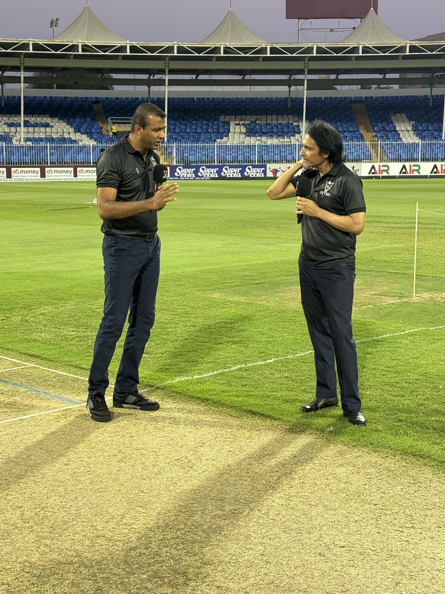 Sharing the commentary box and working alongside one of the finest was truly special a proud and fulfilling experience 🙏 🇦🇫 v 🇧🇩 #AFGvBAN #Cricket <a href="/iramizraja/">Ramiz Raja</a>