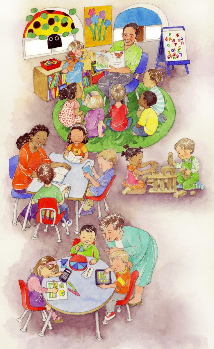 What a lovely Pre-K classroom by Susan Detwiler! 😊

Check out this artist's #portfolio 👉 childrensillustrators.com/susandetwiler/…

#childrensillustrators #childrensbooks #kidlitart