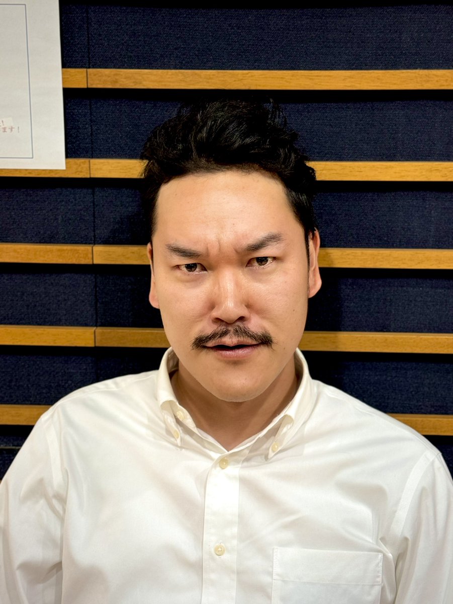 yoshimotork's tweet image. 月曜日!#隣人 先生!
今日のメッセージテーマは「似てると言われた人・モノ」👥
橋本先生が似てると言われるのは中村獅童さん😳
#らじこー #めっちゃ顔作っていました