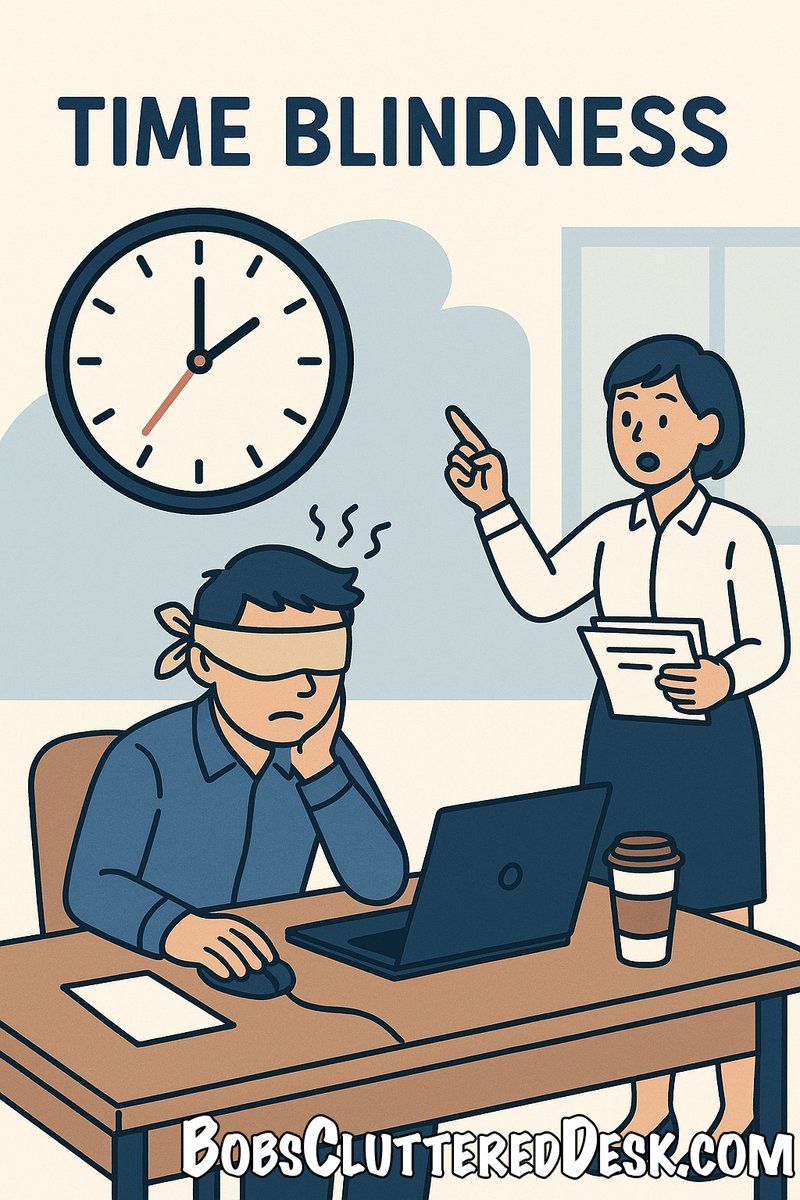 workcompking's tweet image. From Bob&apos;s Cluttered Desk - Time Blindness: A Timely Excuse for a Workers’ Comp Claim?
bobscluttereddesk.com/2025/10/06/tim…