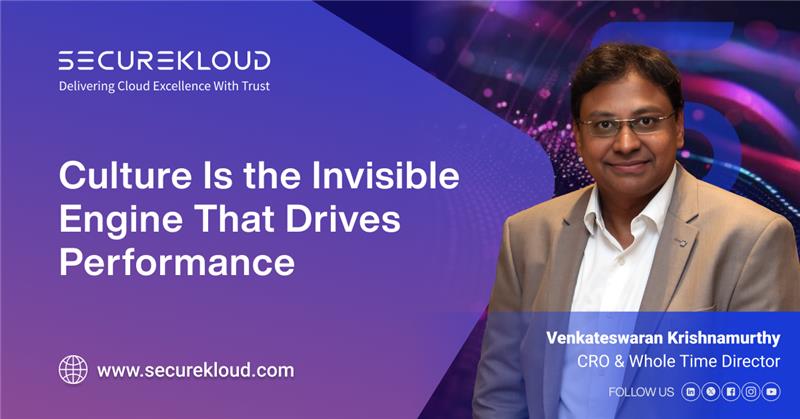SecureKloudTech's tweet image. Culture is the invisible engine driving performance.💡At SecureKloud, we thrive on Trust, Transparency &amp;amp; Transformation — empowering teams to innovate, collaborate &amp;amp; grow together.
When people rise, the organization follows. 🚀
#SecureKloud #Leadership #CultureAtWork #PeopleFirst