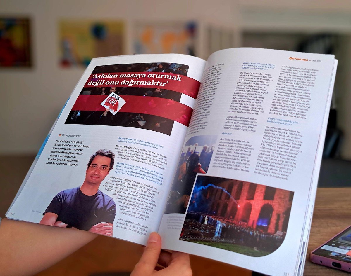 Ortaklaşa, Ekim sayısıyla il binamızda... 
Dergimizi edinmek için il binamızı ziyaret edebilir veya mesaj atabilirsiniz. 📩
#Gaziantep #Ortaklaşa