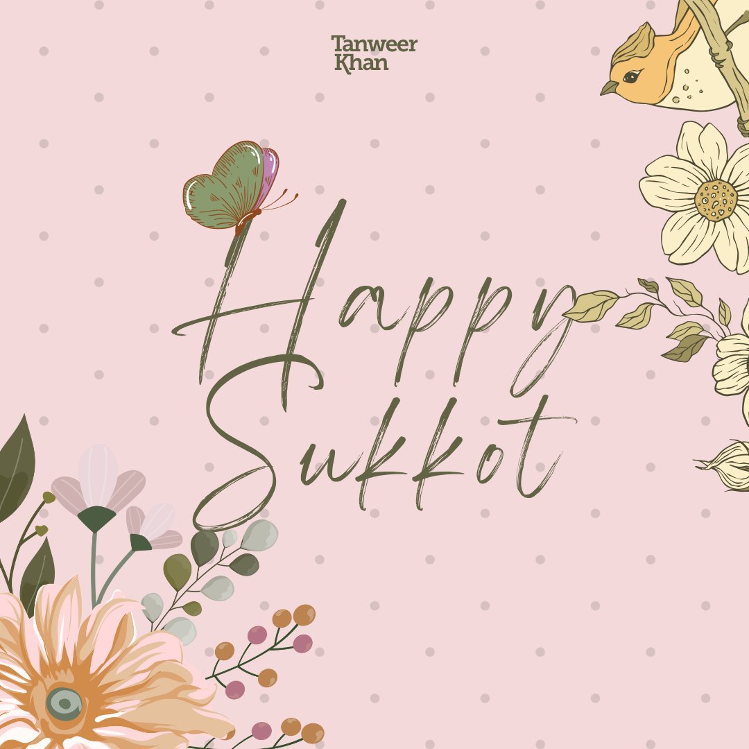 Chag Sukkot Sameach! 🌿✨
Wishing everyone celebrating a joyful and blessed Sukkot. 
May your sukkah be filled with peace, warmth, and togetherness - and may this festival remind us all to appreciate life’s simple blessings.