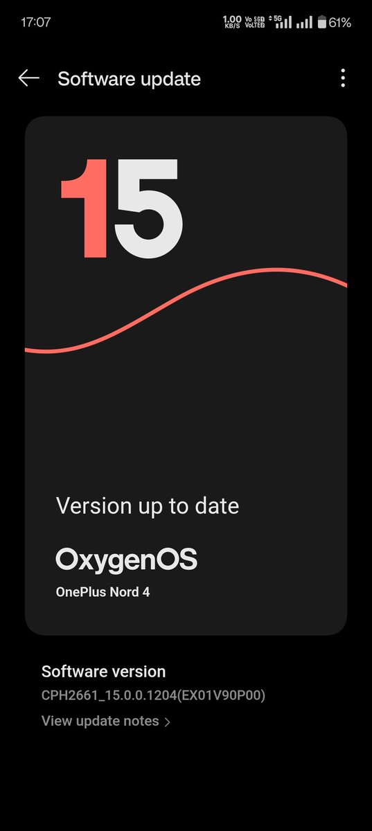 kiranchittem23's tweet image. @OnePlus_IN  @OnePlus_Support  
I love #Oneplus 💖all time 
I used #Oneplus7pro 5years 
Best of bestest mobile in oneplus it's a beast🦛🔱✅
Later I switched to #OneplusNord4 it's a good smooth mobile But after this update Facing issues in mobile 
Lagging,battery drain kindly fix