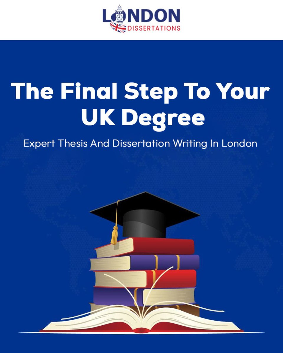 LDNDissertation's tweet image. The Final Step To Your UK Degree! Get Expert Thesis And Dissertation Writing In London with London Dissertations Today.

For Expert Assistance, Visit: londondissertations.co.uk

#LondonDissertations #ukstudents #fypシ #trendingpost #viral #explore #DissertationHelp #Dissertations