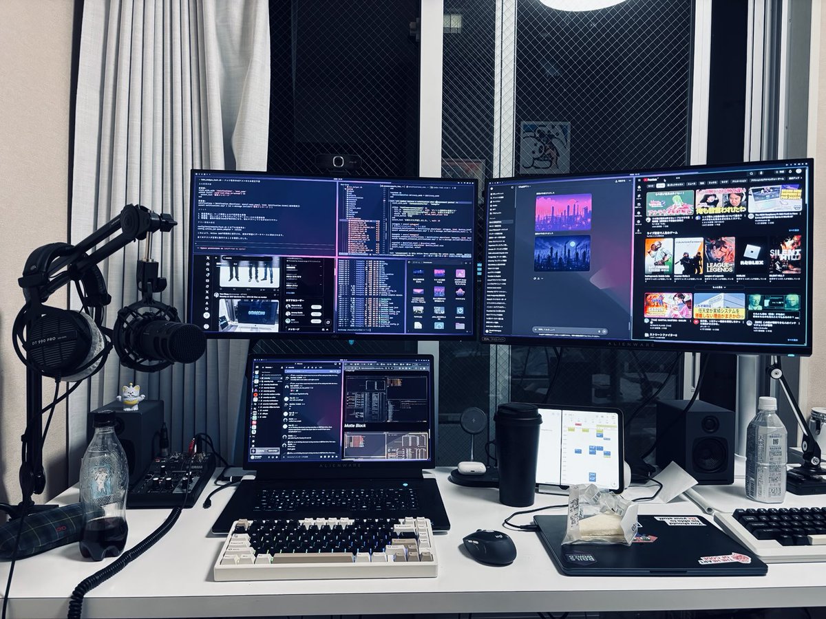komagata's tweet image. #omarchy on Dell Alienware x17 R1. Thank you ⁦@dhh⁩