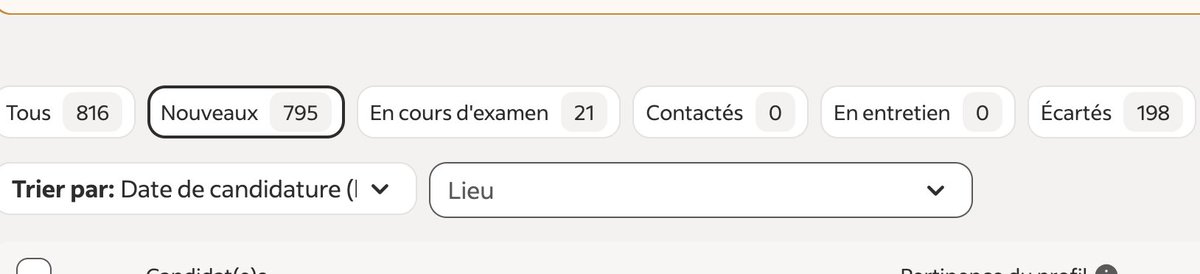 Olivier Mis (@oliviermis) on Twitter photo Je suis totalement bluffé par la quantité de candidatures que nous recevons (+1000 en quelques jours) pour nos recrutements en alternance chez <a href="/dc2scale/">dc2scale</a>. Quasi impossible à notre échelle de bien faire les choses, de répondre correctement à chaque candidature, etc… des idées ? Je suis totalement bluffé par la quantité de candidatures que nous recevons (+1000 en quelques jours) pour nos recrutements en alternance chez <a href="/dc2scale/">dc2scale</a>. Quasi impossible à notre échelle de bien faire les choses, de répondre correctement à chaque candidature, etc… des idées ?