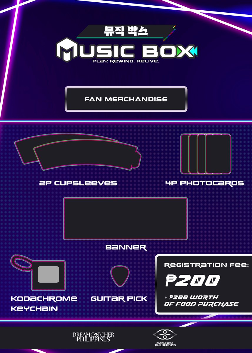 PurKi_PH's tweet photo. [🎉] Play. Rewind. Relive.

Open the lid of #Music_Box, where every note holds a memory and every beat echoes the hearts of your favorite idols.

Sign up &amp; watch as dreams unfold and music turns into magic:
🔗https://t.co/1pasgKFrSz

#PURPLE_KISS #퍼플키스
#DREAMCATCHER #드림캐쳐 https://t.co/zZ1GM8Qo6G