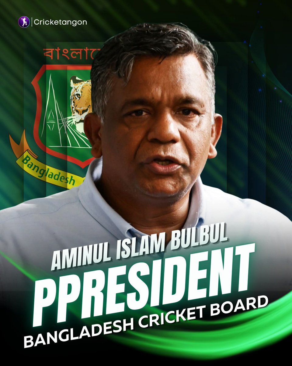 cricketangon's tweet photo. 🚨 𝗢𝗙𝗙𝗜𝗖𝗜𝗔𝗟
Aminul Islam Bulbul gets elected as the BCB President, this time, on a permanent basis.
After a 'T20I innings' with the board, he is all set to serve it with a 'Test innings' 💥
Bulbul at BCB 2.0 ⌛
#BCB #BCBElections #fblifestyle https://t.co/hAH0TQuRLQ