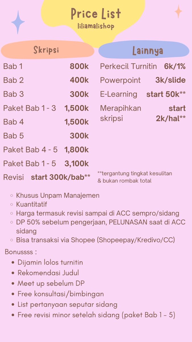 yalwaysmal's tweet photo. update harga guys🙏🏻 https://t.co/ejxdj7mE6m