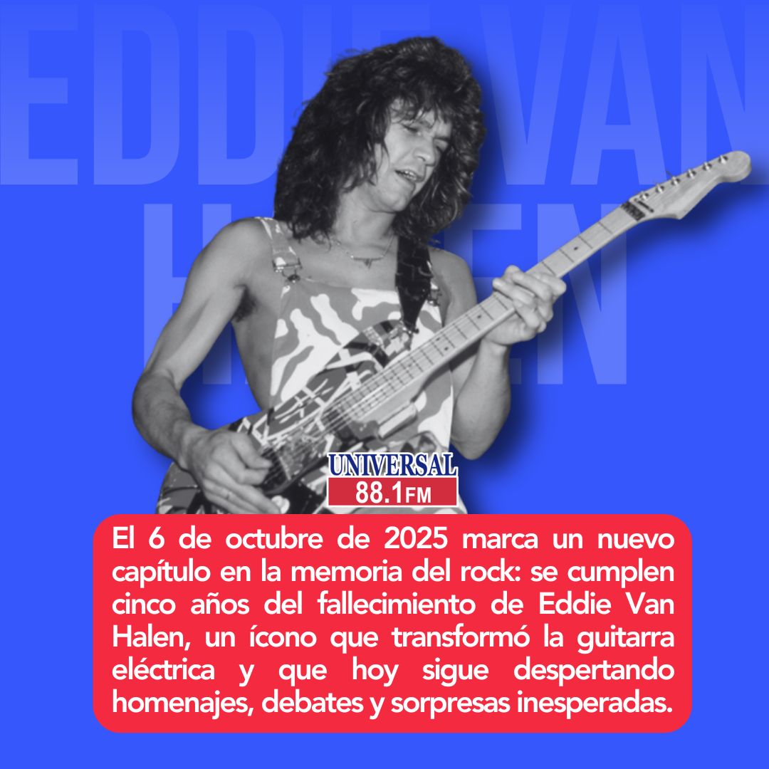 universal881fm's tweet image. #DestacadasUniversal Cinco años después, Eddie Van Halen no deja de provocar sueños, tensiones y homenajes. 🎶 ¿Qué sigue siendo su legado más vivo? #Rock #Guitarra

Checa toda la info aquí 👉 short.do/RYRZI_