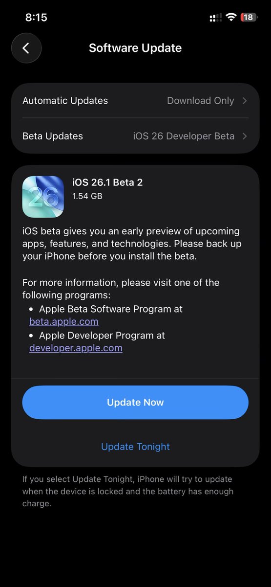 iOSBetaNotifyer's tweet image.