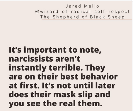 NarcissistBox's tweet image. #lovebombing #masks #MondayMotivation