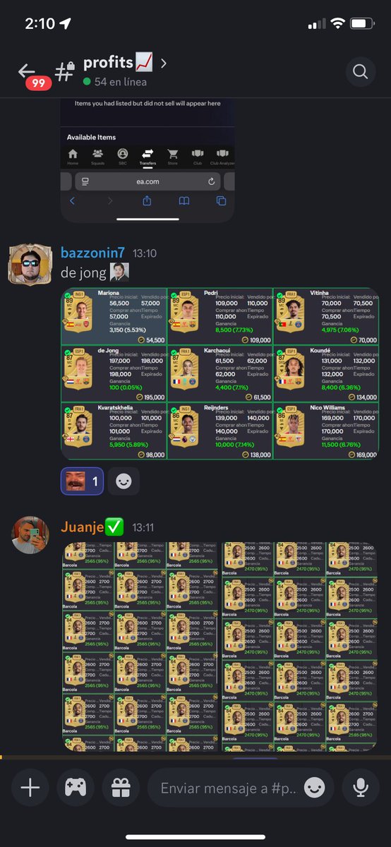 💰📈aprovechando la subida del mercado para seguir haciendo monedas

✅ las recompensas al ser malas la unica forma de conseguir monedas es tradeando y lo estamos aprovechando al maximo 

📬seguimos teniendo cupos para PC/PS/XBOX cualquier duda pueden hablarme al MD