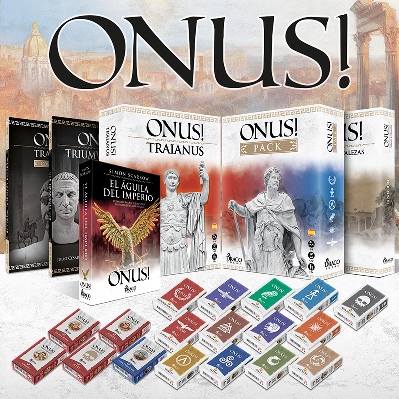 🎖️ In ONUS! Traianus, every unit matters, every command counts
Ancient battles recreated with cards but all the depth of a miniatures wargame
Would you prefer leading Roman legions, Germanic huscarls or Parthian horse archers? 🛡️

dracoideas.com/shop/en/16-onu…
@Onusgame