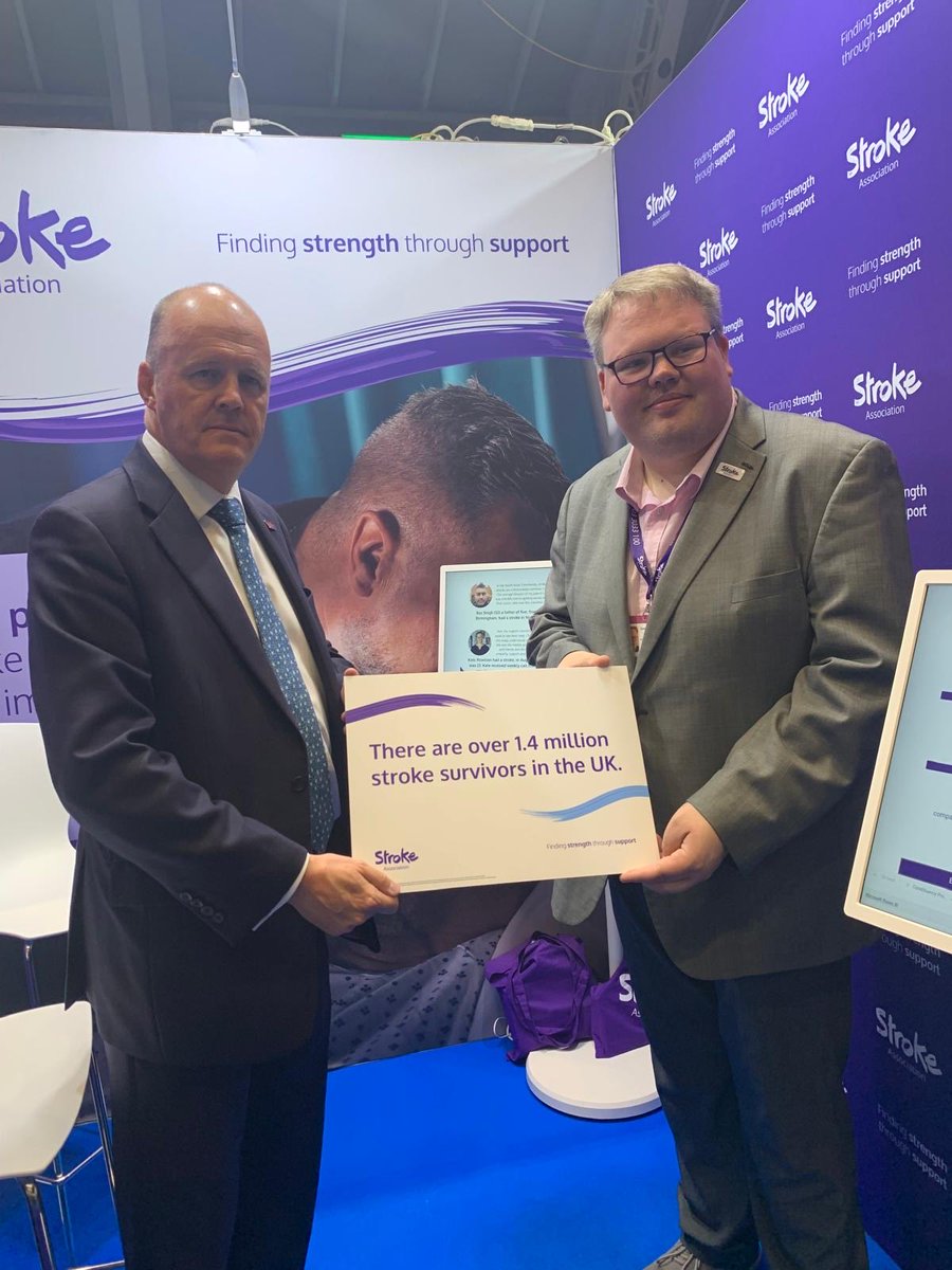 Thanks <a href="/Ashley7Fox/">Ashley Fox MP</a> for talking to us about stroke prevention and national action to reduce deaths on our <a href="/TheStrokeAssoc/">Stroke Association</a> #CPC25 stand