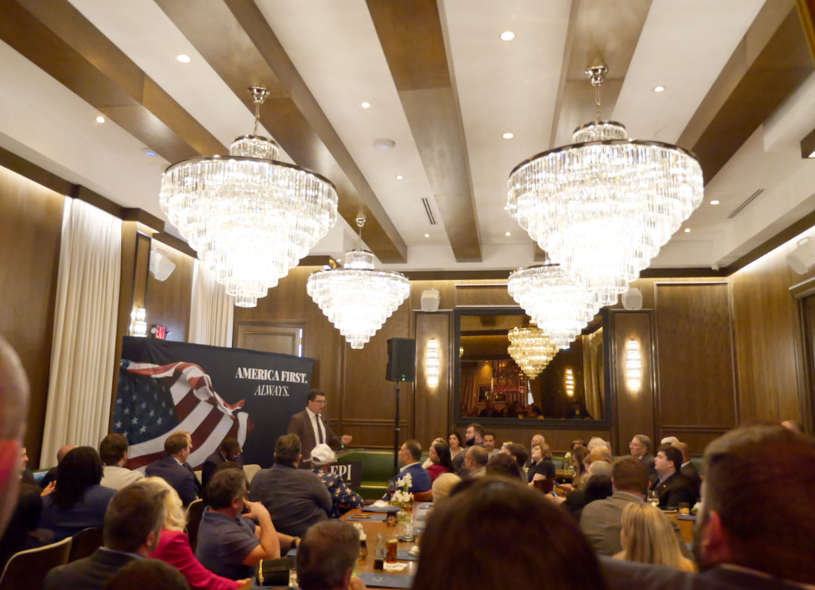 Bringing policy solutions to the state of New Jersey!

We were proud to present to a great crowd about election security and criminal justice reform.

These are two issue areas needing reform in New Jersey, to create safer and better communities.

Thank you to <a href="/JudgeMichaelD/">Judge Michael Donohue (JSC, Ret.)</a>,