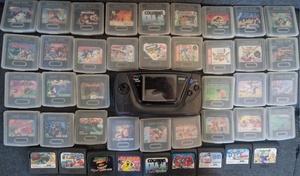 Dan 'The Mega' Driver (@swooper_d) on Twitter photo Happy 35th Birthday to the Sega Game Gear.
A mighty handheld with an astonishing library of titles.
It remains the second highest selling non-Nintendo portable behind only the PSP Happy 35th Birthday to the Sega Game Gear.
A mighty handheld with an astonishing library of titles.
It remains the second highest selling non-Nintendo portable behind only the PSP