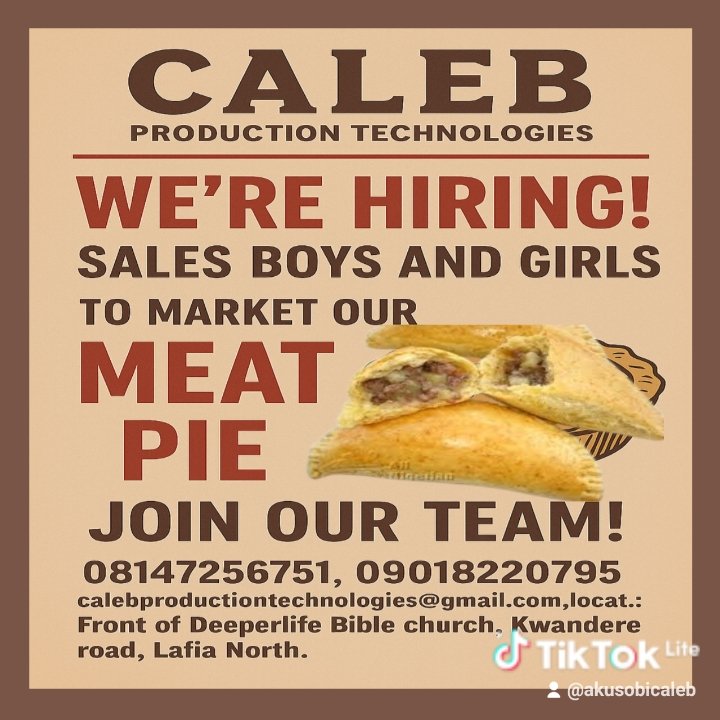 Calebscript's tweet image. Looking for staff