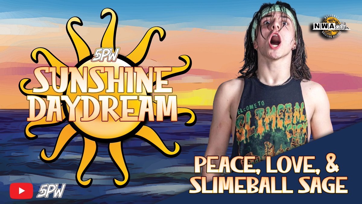 TALENT ANNOUNCEMENT 📣 | After defeating 5DPW Heavyweight Champion Scumbag Savelli via DQ, <a href="/slimeballsage/">SLIMEBALL SAGE🦠</a> looks to officially become champion! 

5DPW Presents: Sunshine Daydream streaming LIVE &amp; FREE coming soon @youtube