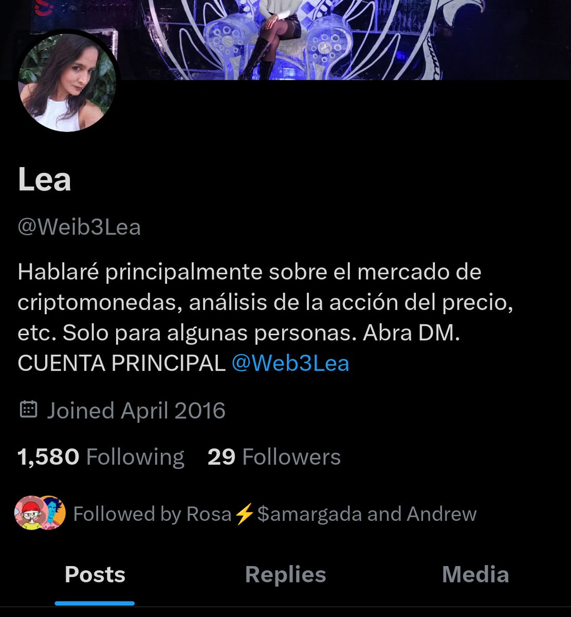 Web3Lea's tweet image. Otro scammer más.

@Felizmenteamar1 @andreweb3_btc cuidado con esta cuenta falsa.