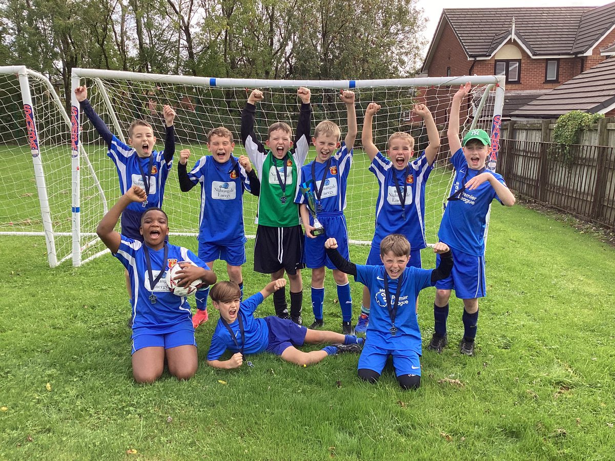 Winners! A huge congratulations to our footballers for winning the School Games Y6 Cup!  #OurLadysSports <a href="/OURLADYSASPULL/">Our Lady's Aspull</a>